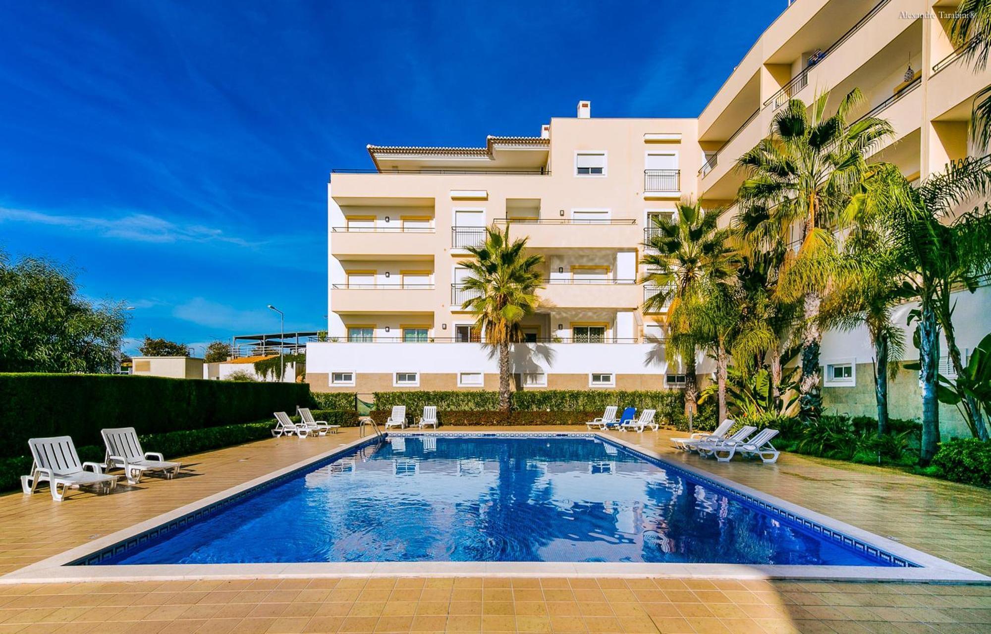 A04 - Large Modern 1 Bed Apartment With Pool Лагуш Экстерьер фото